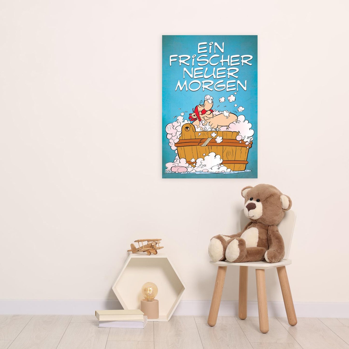 Leinwandbild - Ein frischer neuer Morgen Obelix