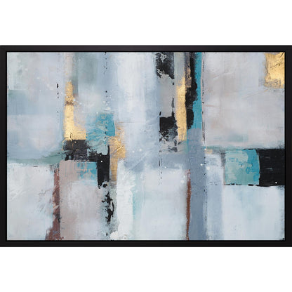 Leinwandbild mit Schattenfugenrahmen - Elements One 60x40cm