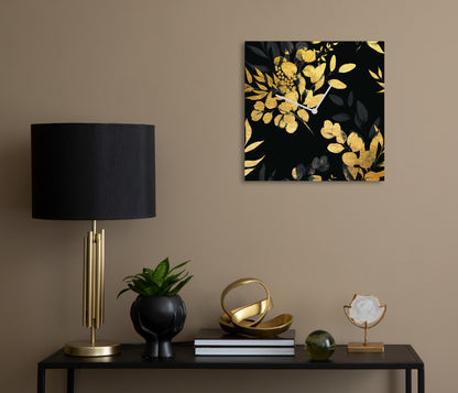 Goldveloce Blattgold-Uhr