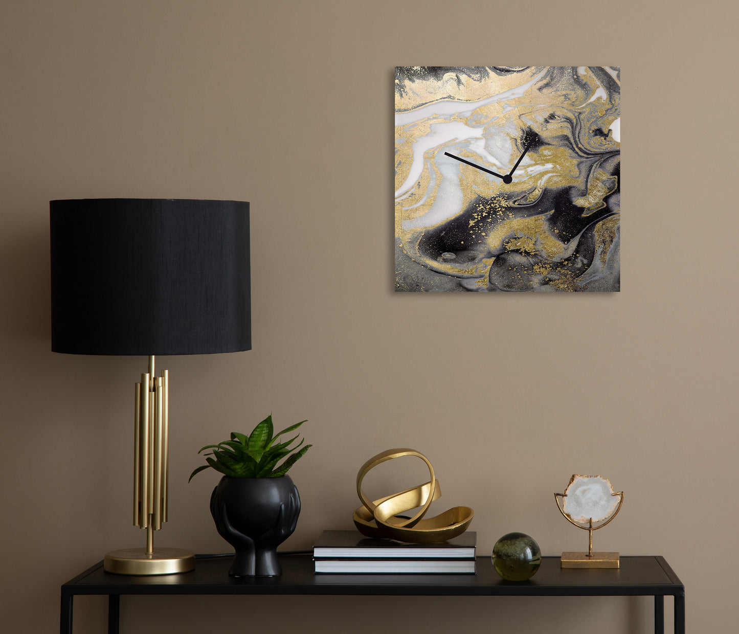 Lux Auriga Blattgold-Uhr