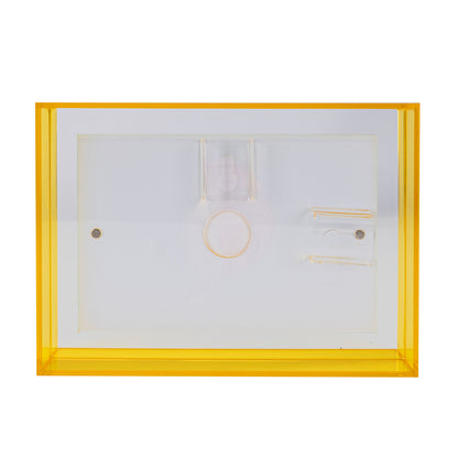 Acrylglas Bilderrahmen - Neon Gelb