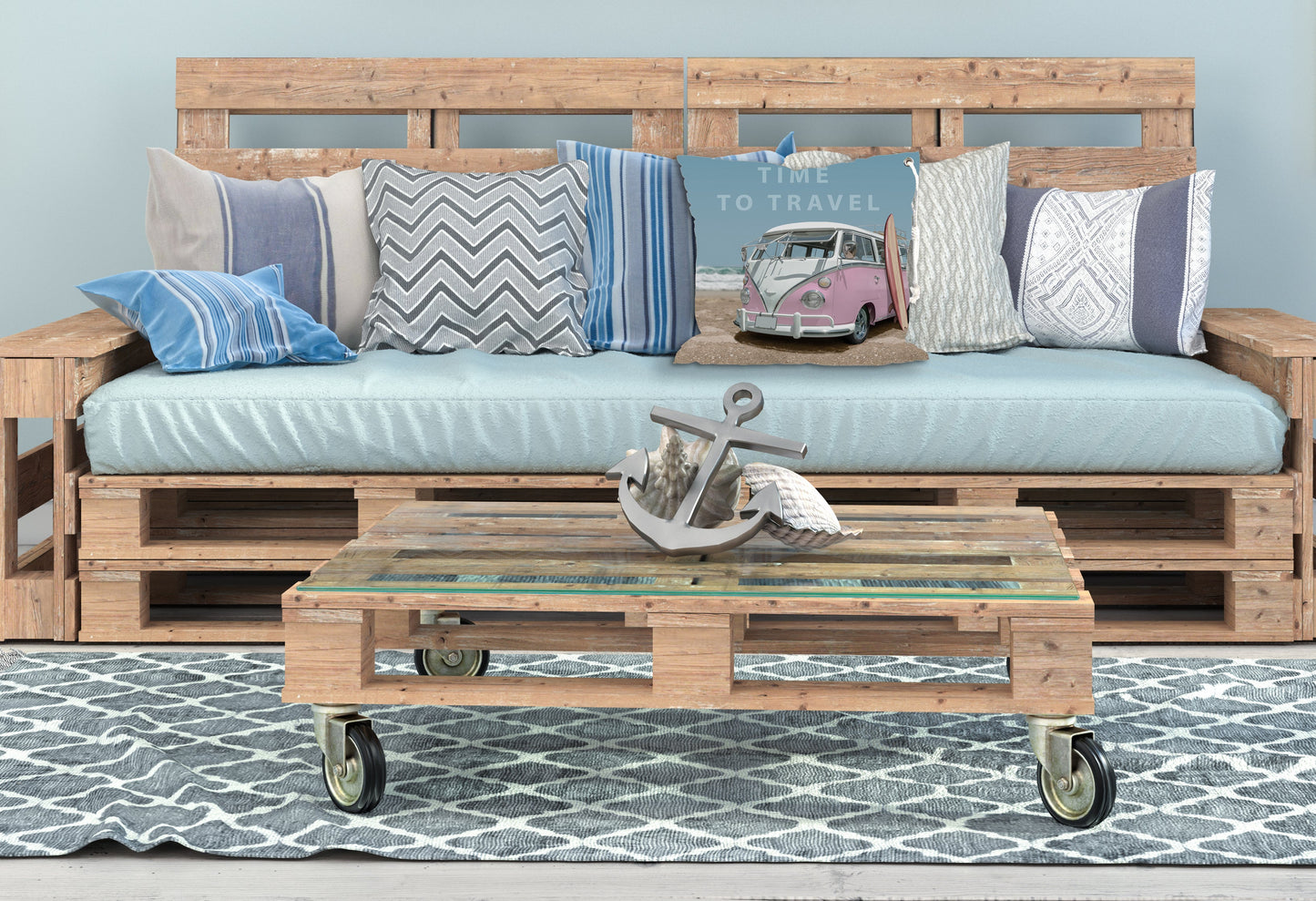 Outdoor Kissenbezug - Time To Travel