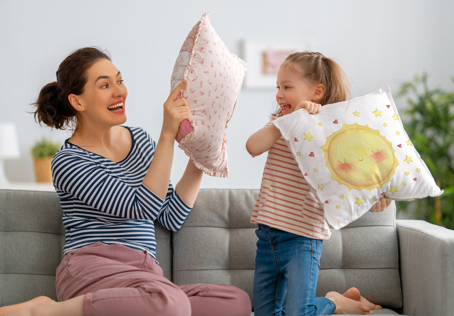 Taie d'oreiller - Soleil qui rit