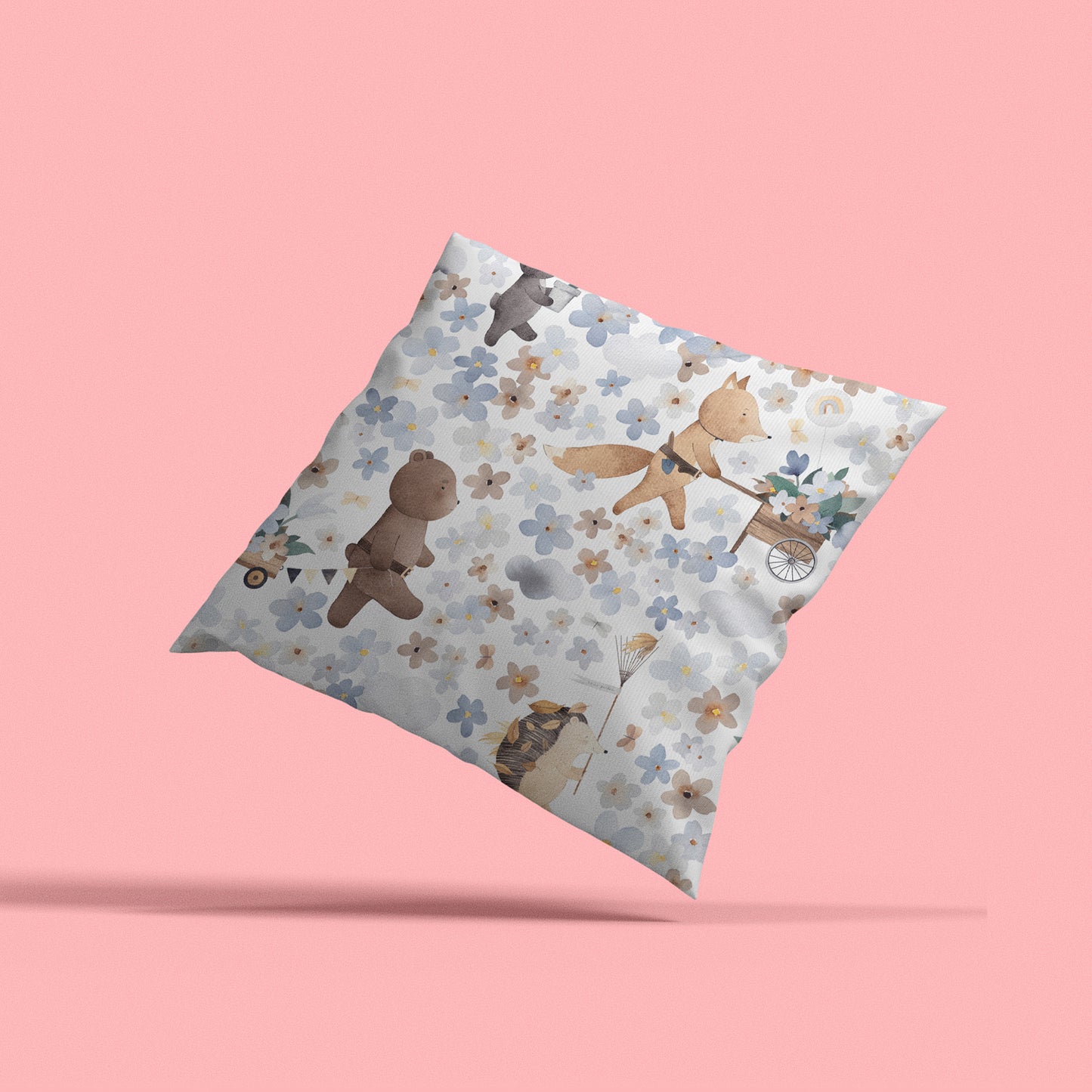 Kissenbezug - Fleißige Tierchen