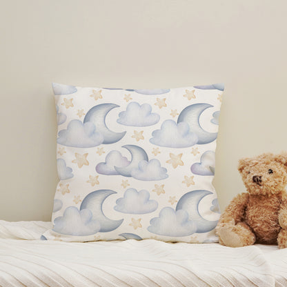 Kissenbezug - Mond und Wolken