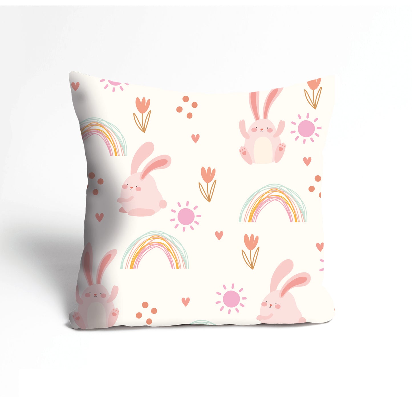 Kissenbezug - Bunnies and Rainbows