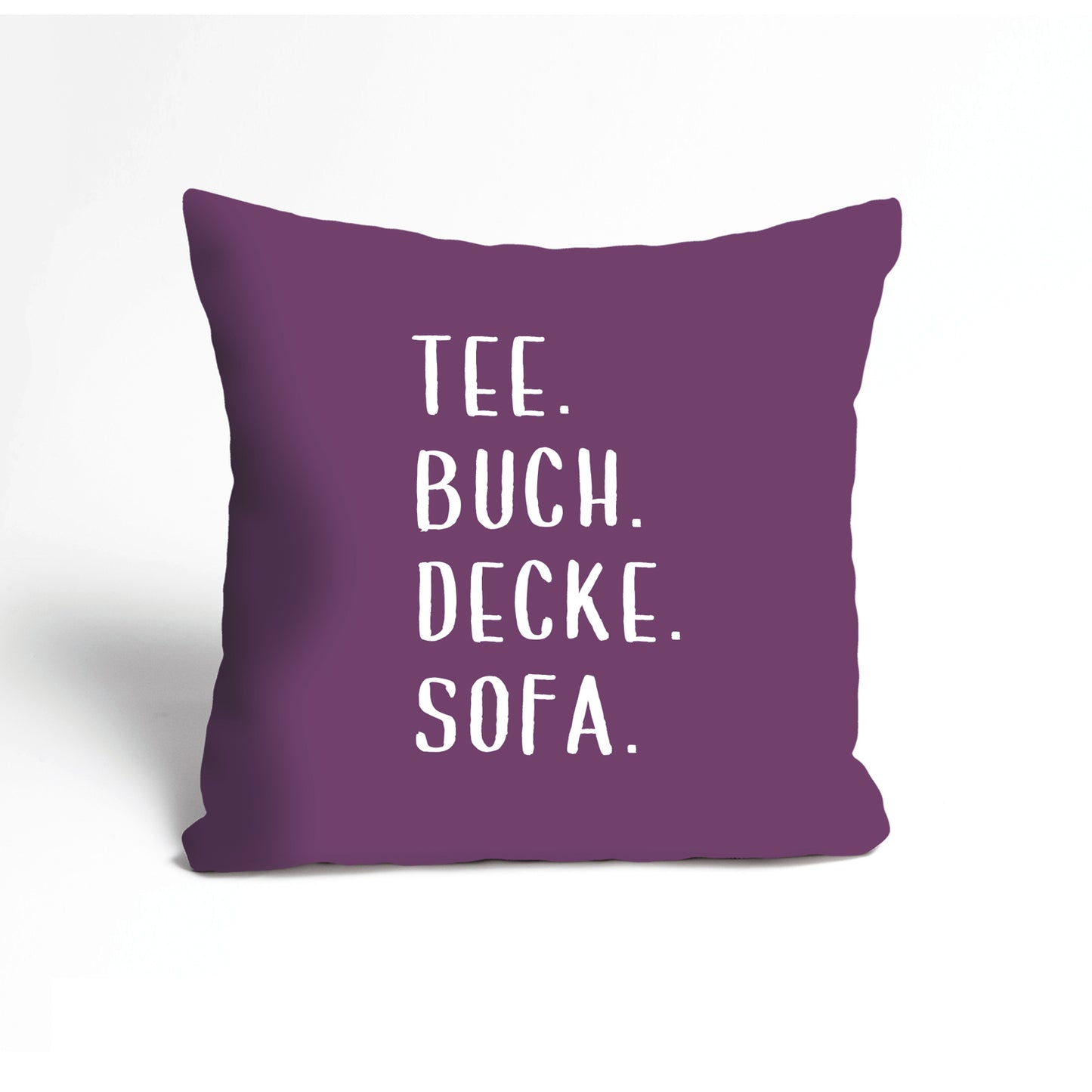 Kissenbezug - Tee Buch Decke Sofa