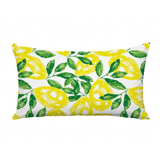 Outdoor Kissenbezug - Aquarell Zitronen