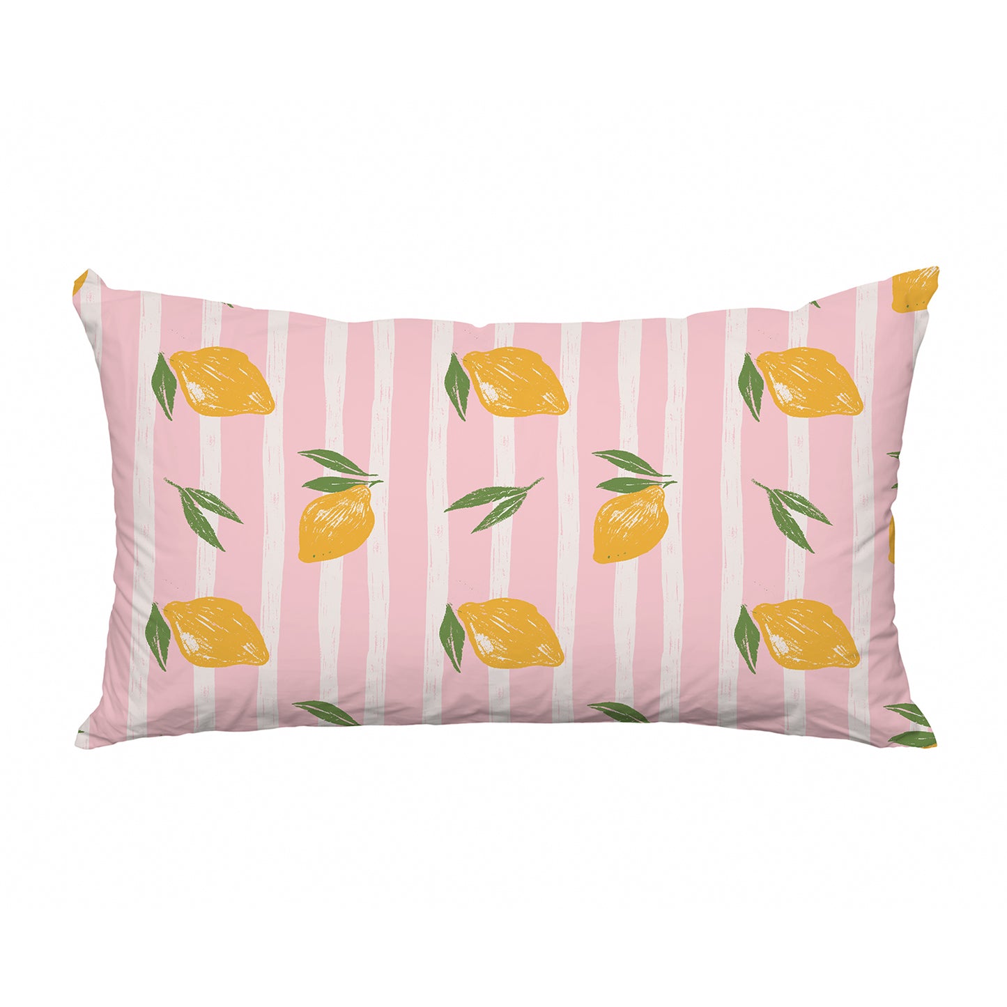 Outdoor Kissenbezug - Rose Zitronen