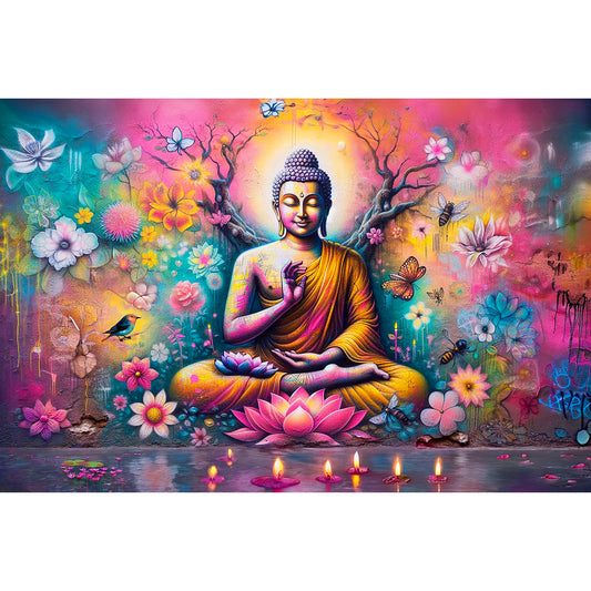 Acrylic glass picture - Buddha Time