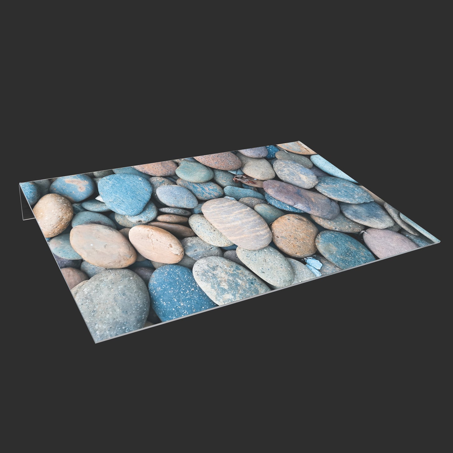 Lichtschachtabdeckung – Kieselsteine