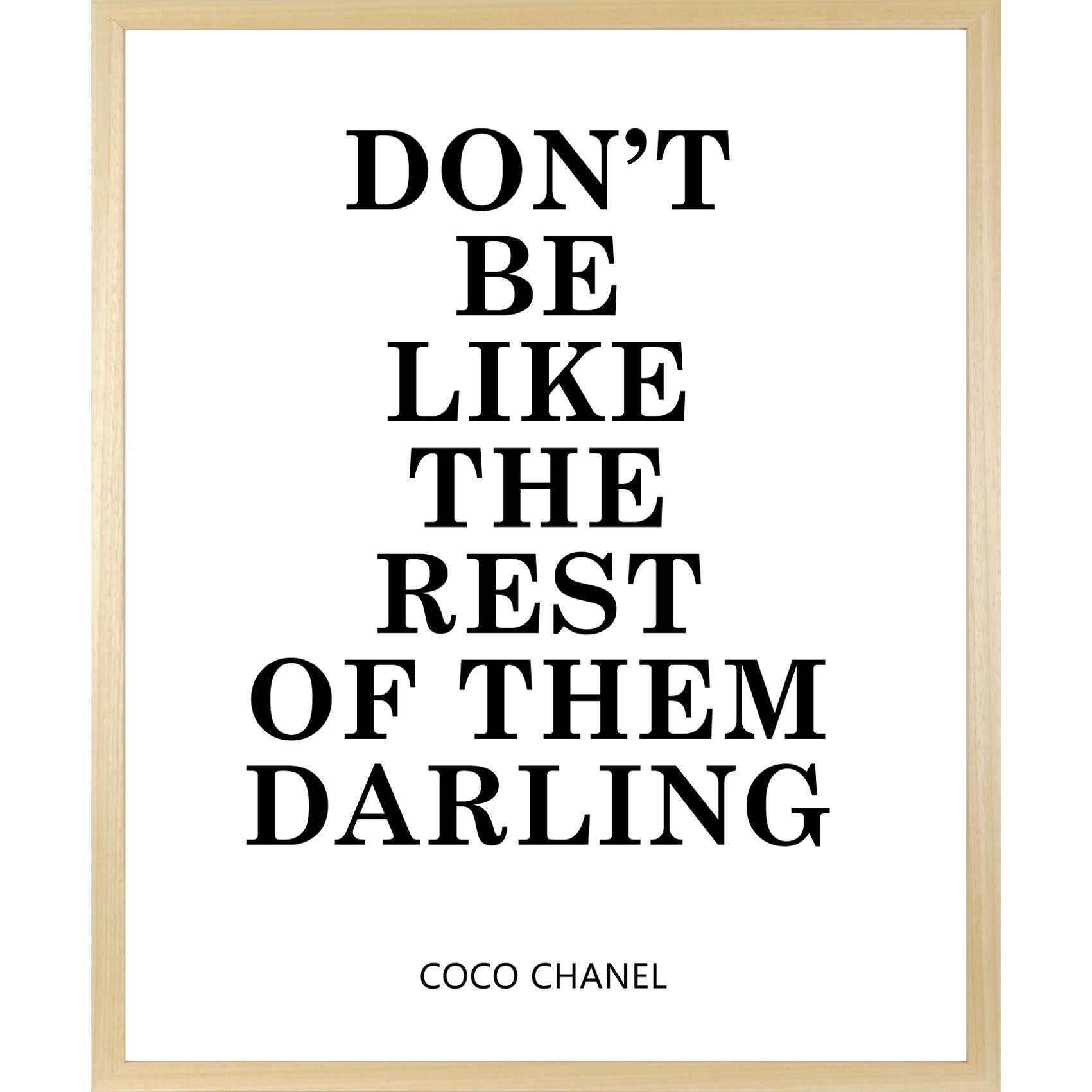 Rahmenbild - Dont Be Like The Rest