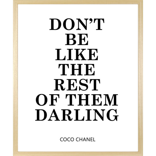 Rahmenbild - Dont Be Like The Rest