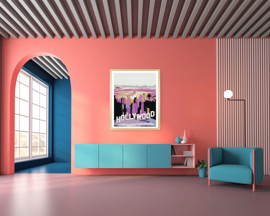 Rahmenbild - Los Angeles Hollywood Wohnbeispiel