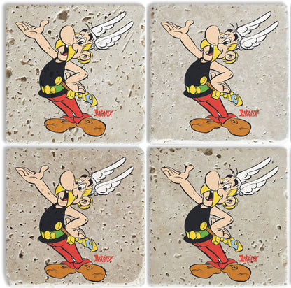 Steinuntersetzer-Set - Asterix
