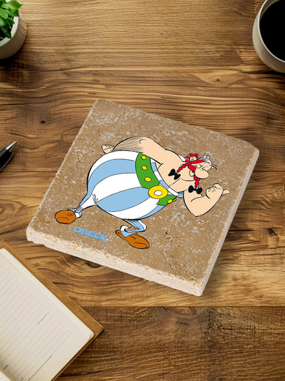 Steinuntersetzer-Set - Obelix