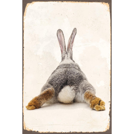 Plaque en étain – Chill Rabbit