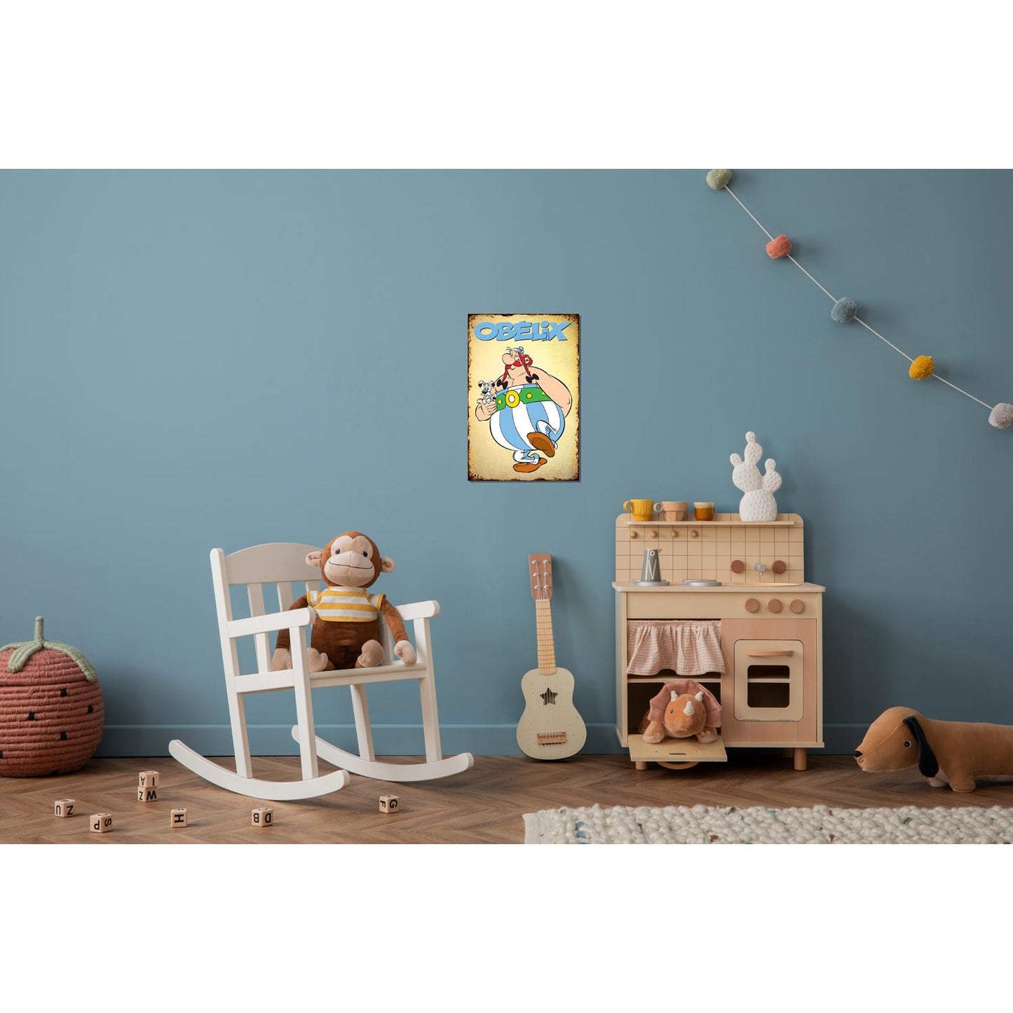 Blechschild - Obelix