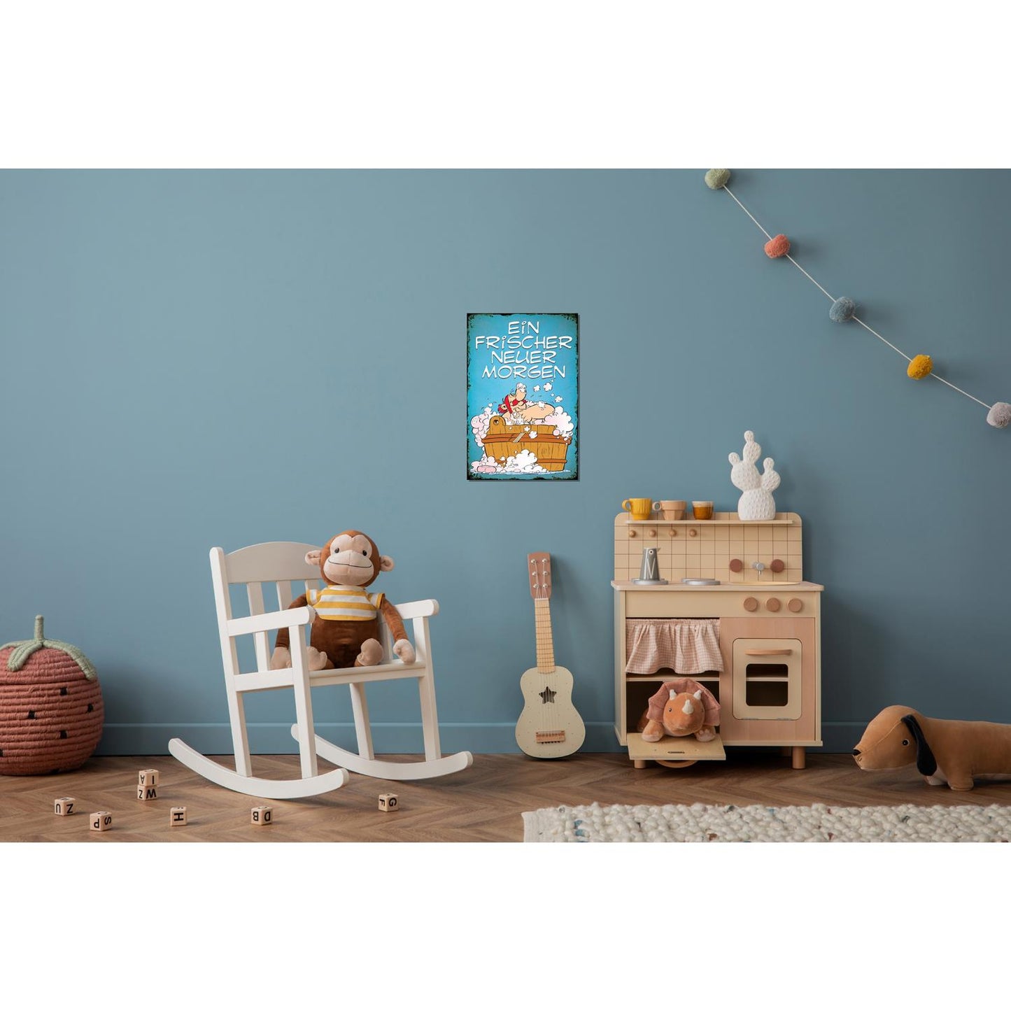 Blechschild - Ein frischer neuer Morgen Obelix