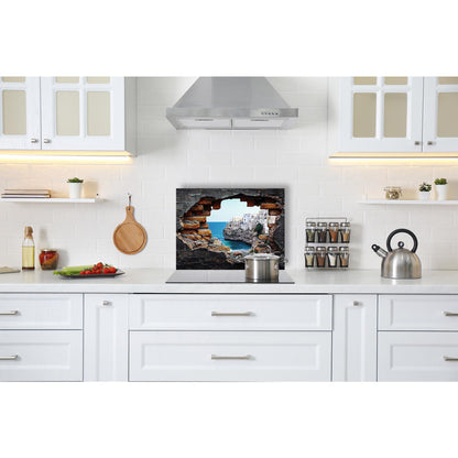 Spritzschutz - Stadt am Meer