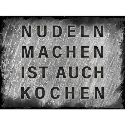 Spritzschutz - Nudeln machen ist auch kochen