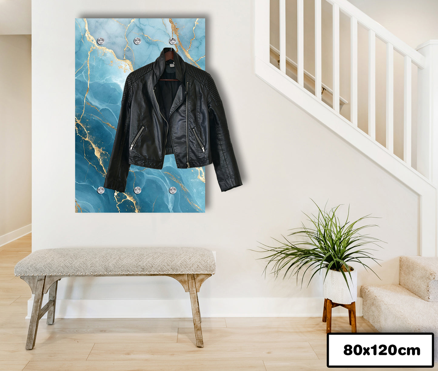 Garderobe - Blue marble