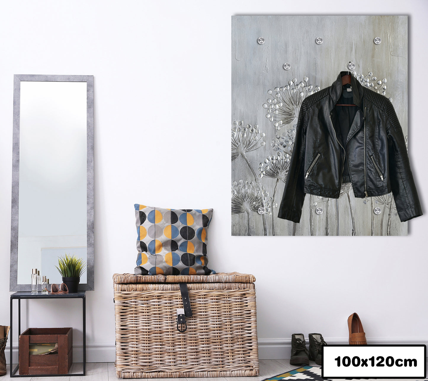 Garderobe - Grey Flowers