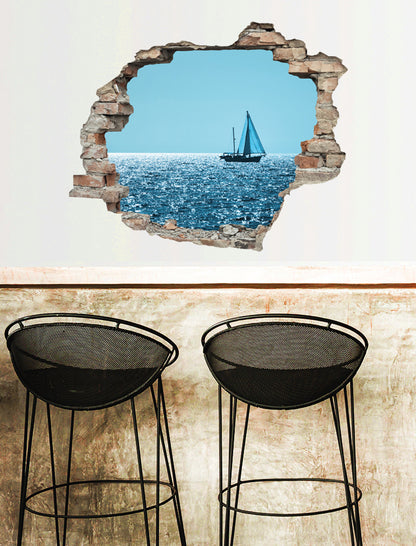 3D Wandtattoo - Sailing Escape
