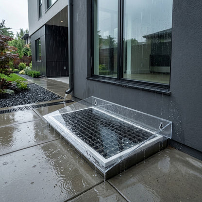 Lichtschachtabdeckung – Schutz mit Durchblick