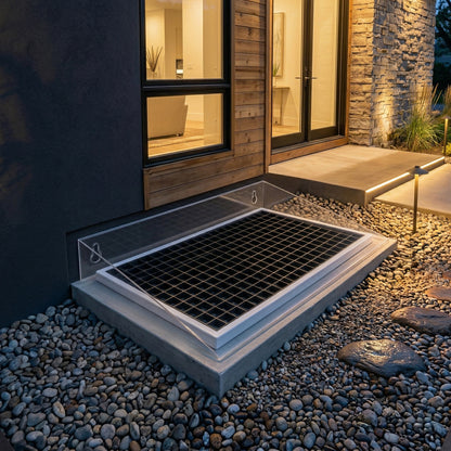 Lichtschachtabdeckung – Schutz mit Durchblick