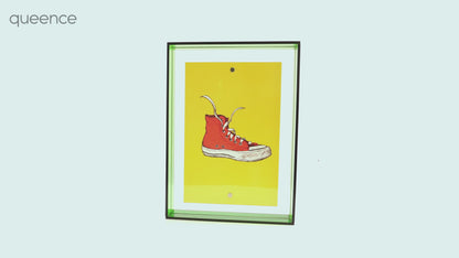 Acrylglas Bilderrahmen - Neon Grün