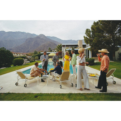 Slim Aarons - Desert House Party Detail