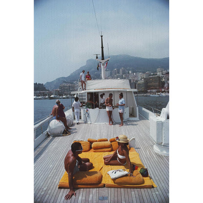 Slim Aarons - Scottis Yacht Detail