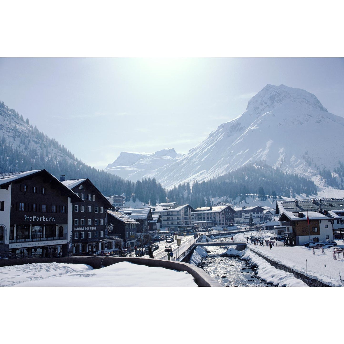 Slim Aarons - Main Street In Lech