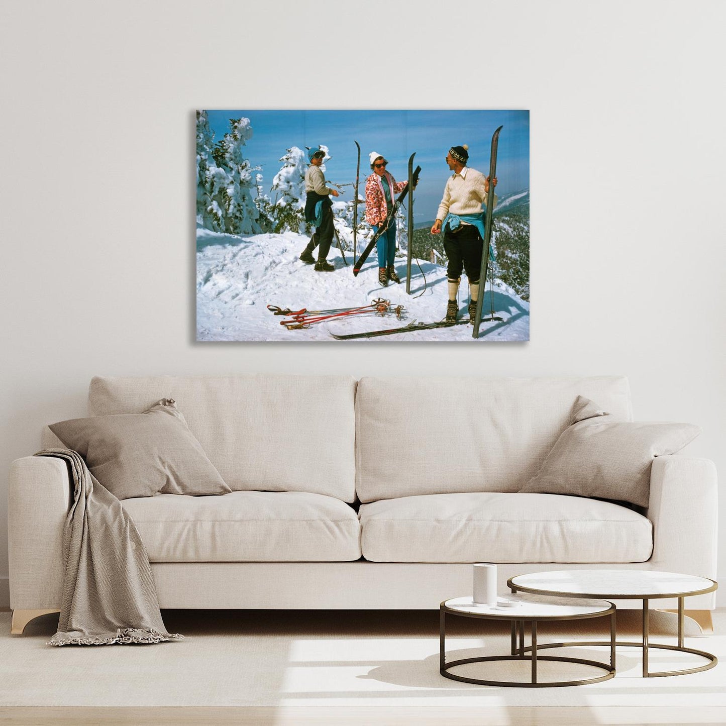 Slim Aarons - Sugarbush Skiing Wohnbeispiel