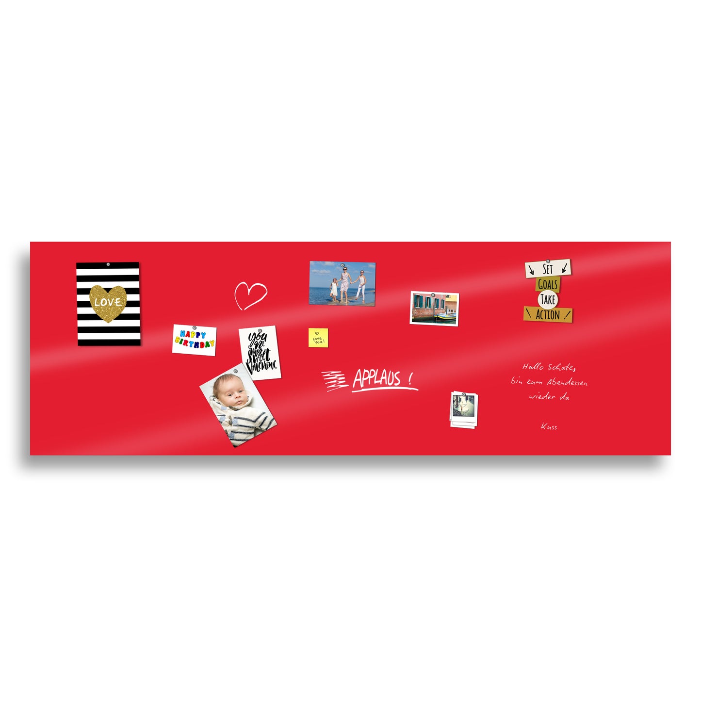 Magnetic marker board - 300x100cm