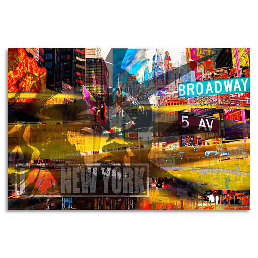 Acrylglasbild - On Broadway