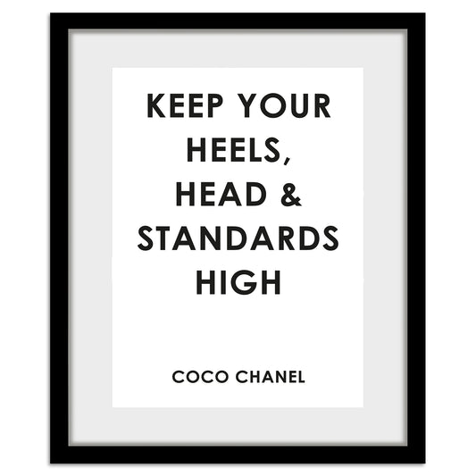 Rahmenbild - Keep Your Heels