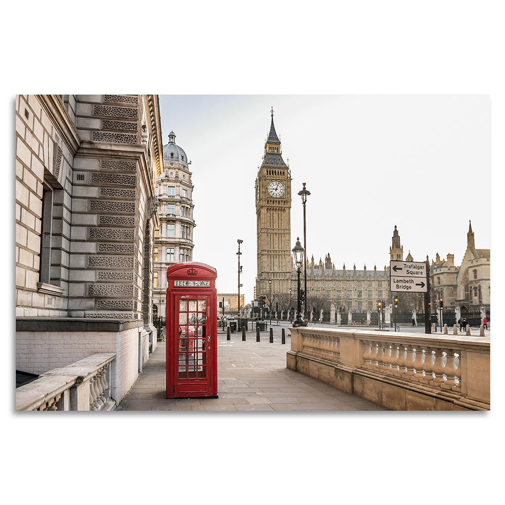 Acrylglasbild - Big Ben Telephone