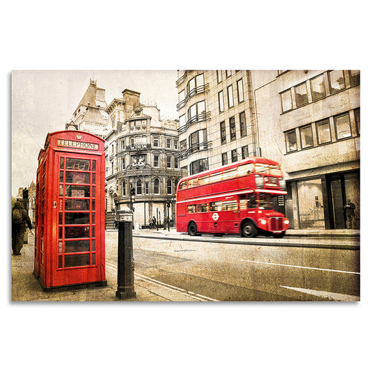 Acrylglasbild - Red Telephone Box