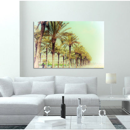 Acrylglasbild - Palm Esplanade Wohnbeispiel