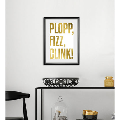 Rahmenbild - Plopp, Fizz, Clink! Wohnbeispiel