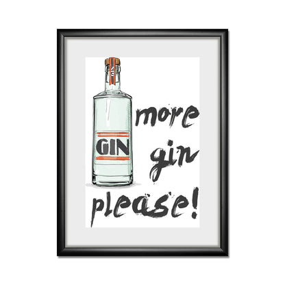 Rahmenbild - More Gin Please