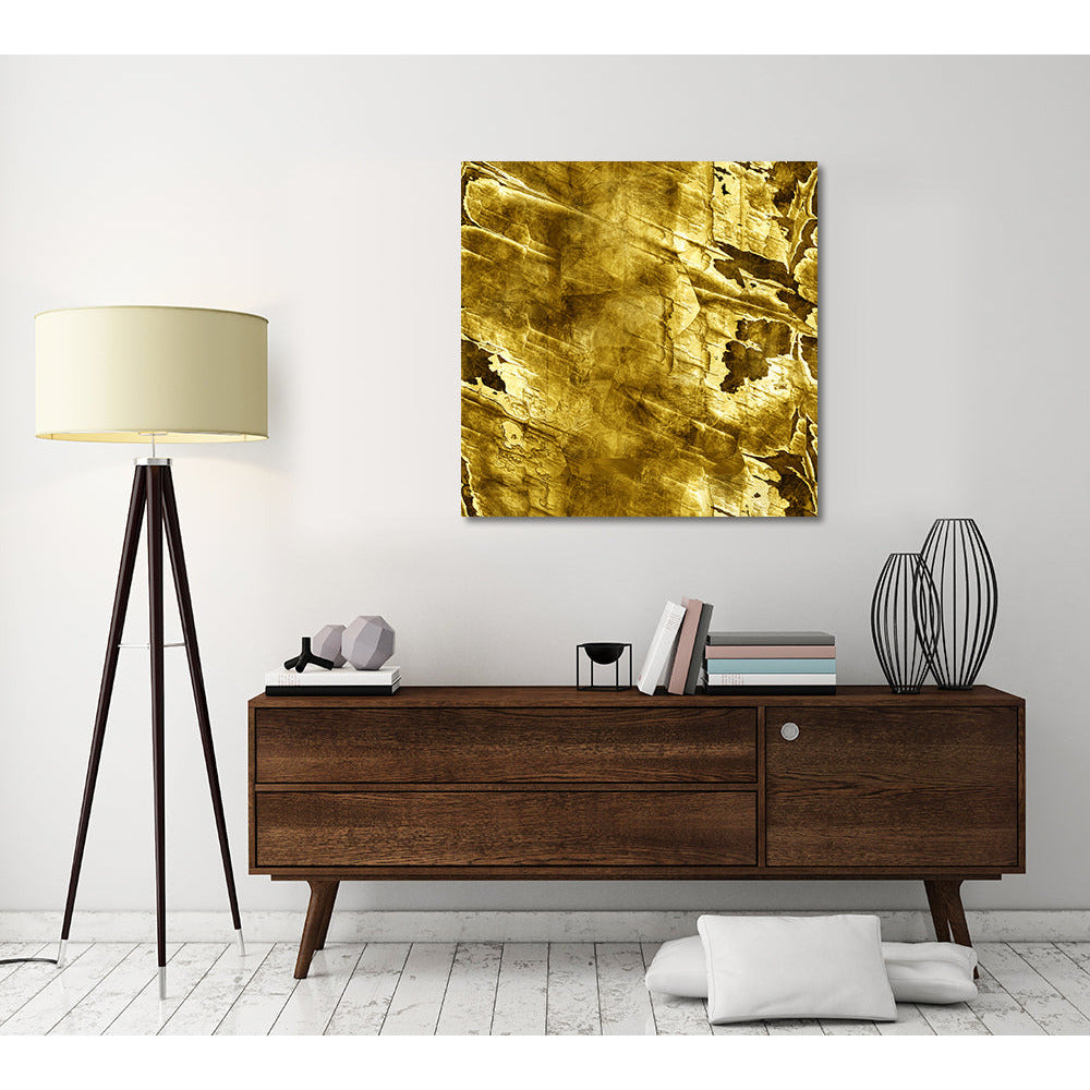 Acrylglasbild - Liquid Gold Wohnbeispiel