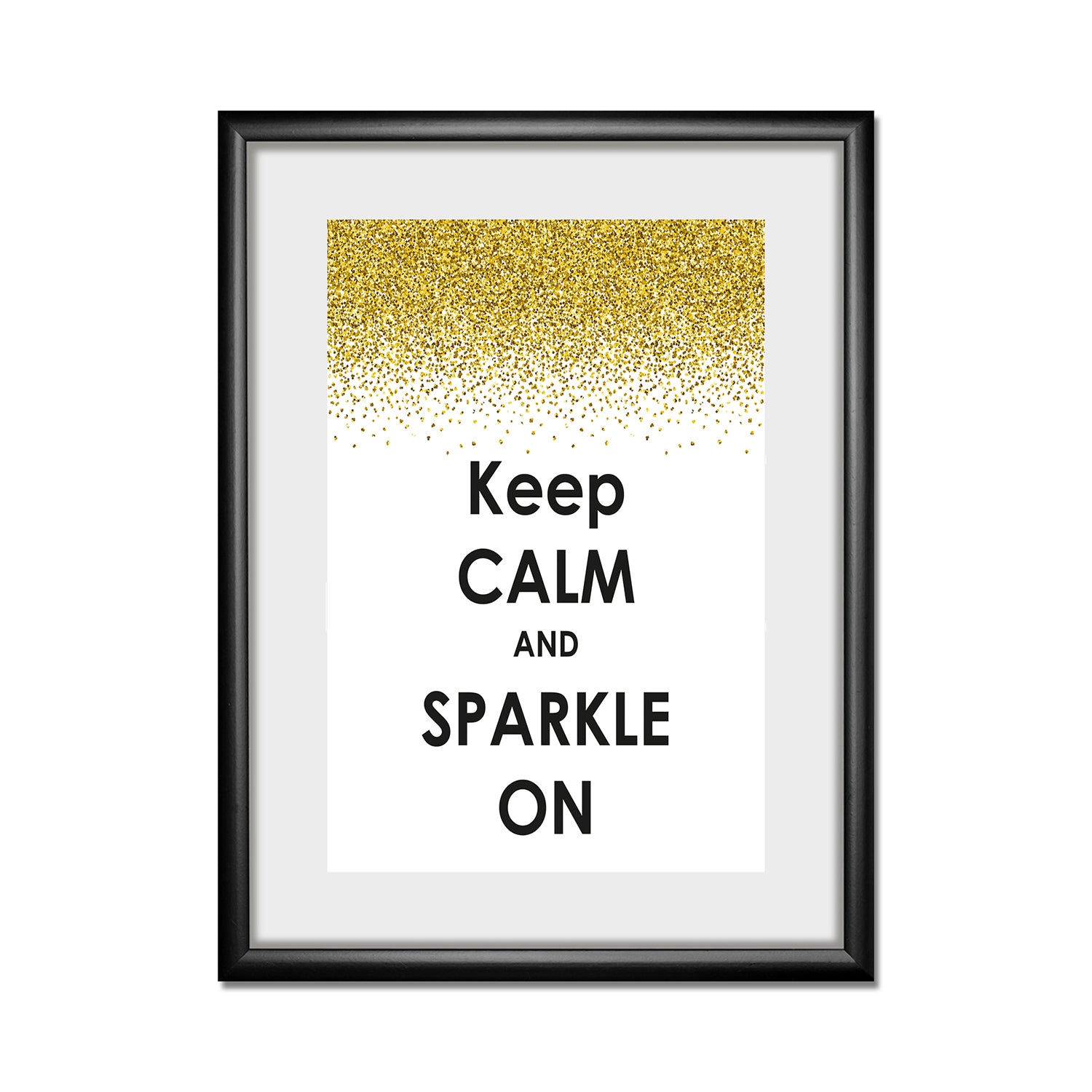 Rahmenbild - Keep Calm And Sparkle On