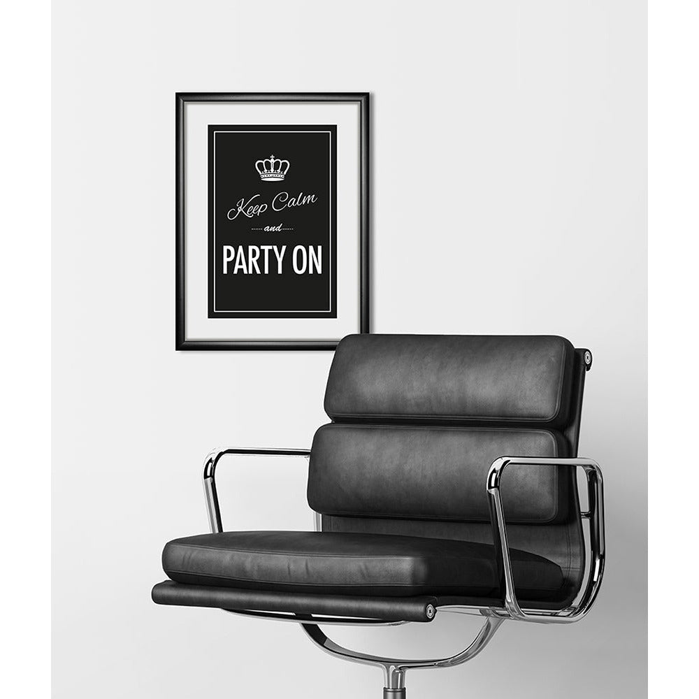 Rahmenbild - Keep Calm And Party On Detail