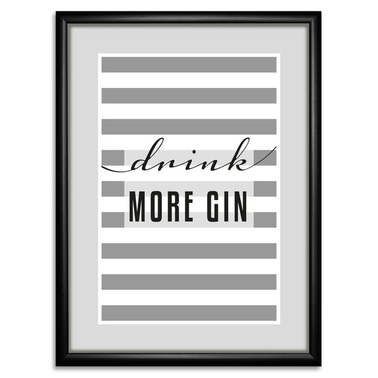 Rahmenbild - More Gin