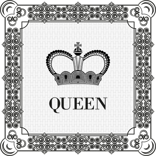 Steinuntersetzer-Set - Queen