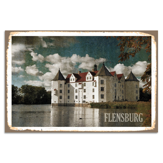 Blechschild - Flensburg