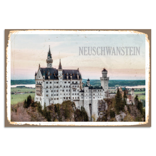 Blechschild - Neuschwanstein